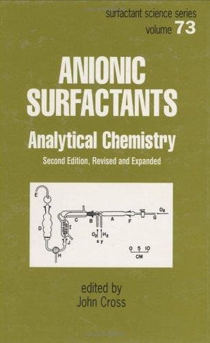 Cover image for Anionic surfactants