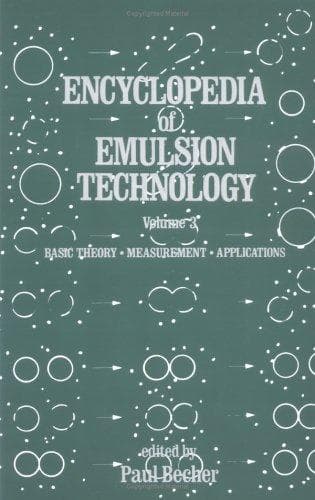 Cover image for Encyclopedia of Emulsion Technology