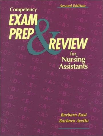 Cover image for Competency Exam Preparation and Review for Nursing Assistant