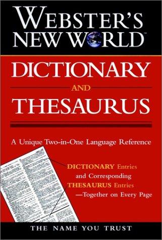 Cover image for Webster's New World Dictionary and Thesaurus