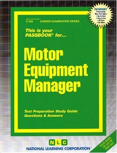 Motor Equipment Manager