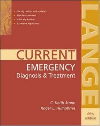 Cover image for CURRENT Emergency Diagnosis & Treatment (LANGE CURRENT Series)