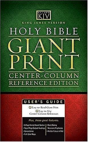 Cover image for Nelson Classic Giant Print Center-Column Reference Bible