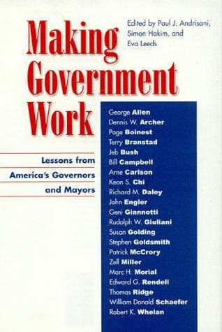 Cover image for Making Government Work