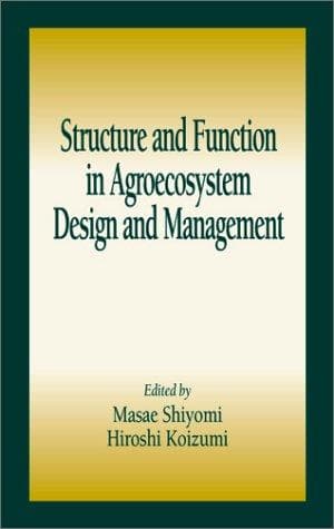 Cover image for Structure and Function in Agroecosystem Design and Management