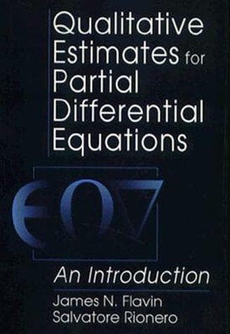 Cover image for Qualitative Estimates For Partial Differential Equations
