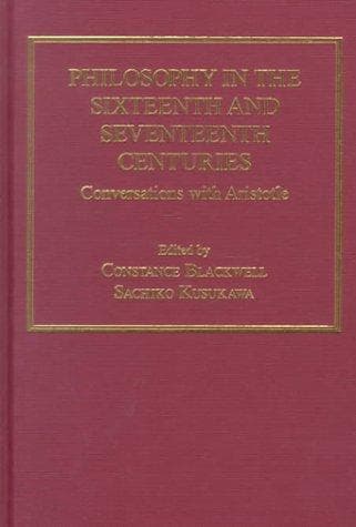Cover image for Philosophy in the Sixteenth and Seventeenth Centuries
