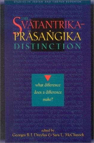 Cover image for The Svatantrika-Prasangika Distinction
