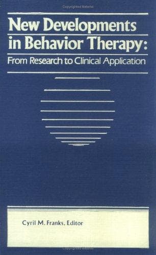 Cover image for New developments in behavior therapy
