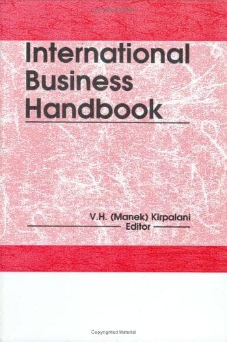 Cover image for International business handbook