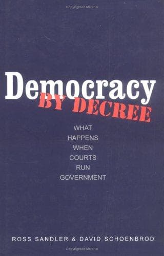 Cover image for Democracy By Decree