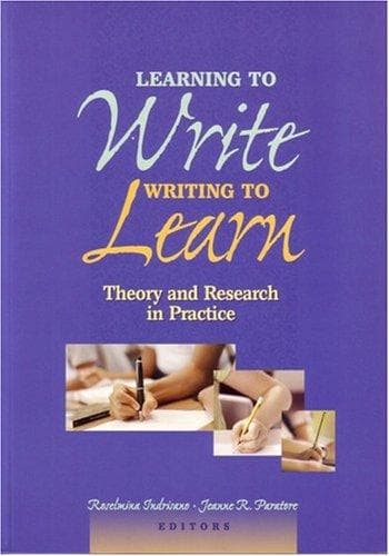 Cover image for Learning To Write, Writing To Learn
