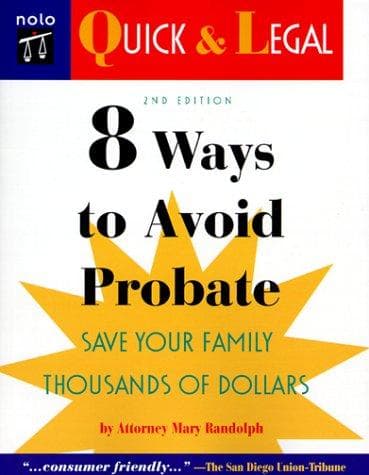 Cover image for 8 Ways to Avoid Probate, 2nd Ed.