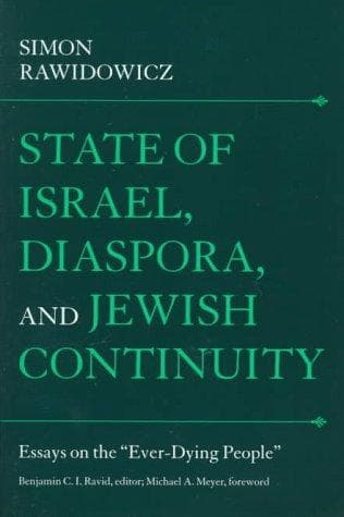 Cover image for State of Israel, diaspora, and Jewish continuity