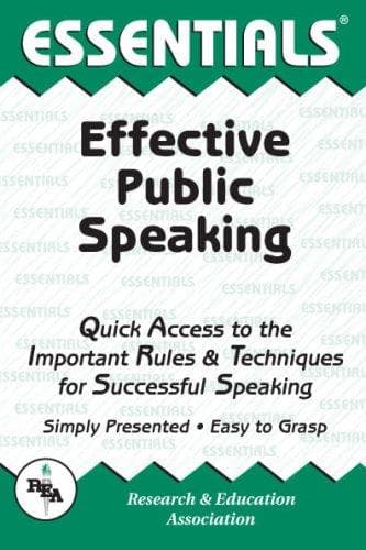 Cover image for Essentials Effective Public Speaking