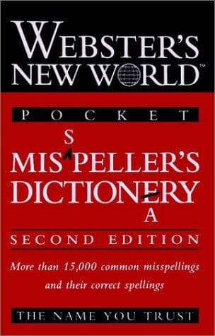 Cover image for Webster's New World Pocket Misspeller's Dictionary