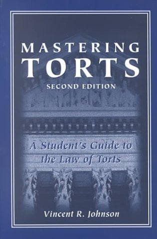 Cover image for Mastering torts