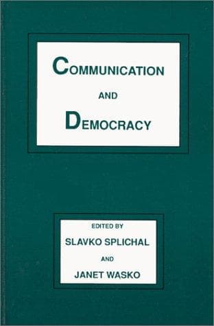 Cover image for Communication and Democracy