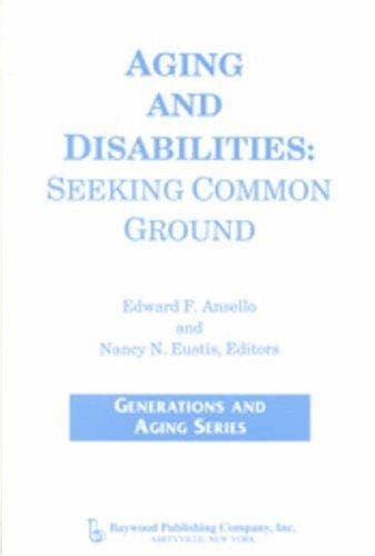 Cover image for Aging and Disabilities