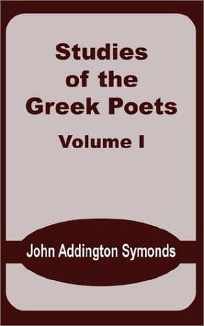 Cover image for Studies of the Greek Poets