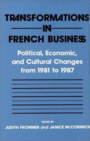 Cover image for Transformations in French Business