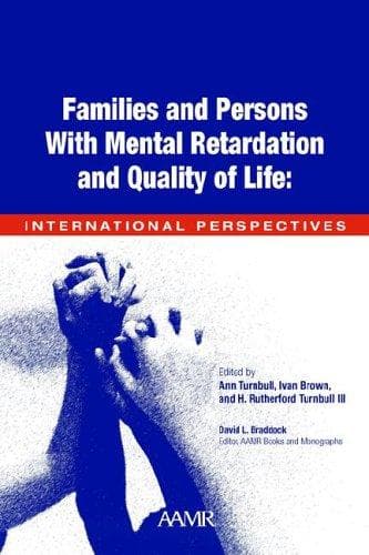 Cover image for Families And People With Mental Retardation And Quality Of Life