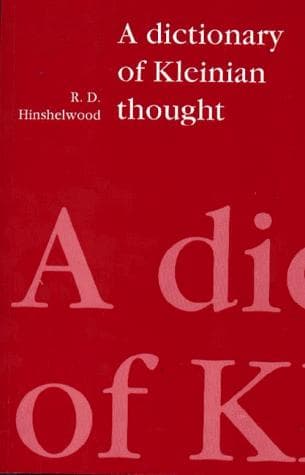 Cover image for A dictionary of Kleinian thought