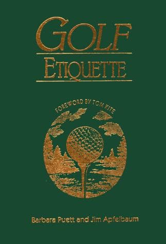Cover image for Golf etiquette