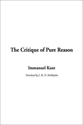 Cover image for The Critique of Pure Reason