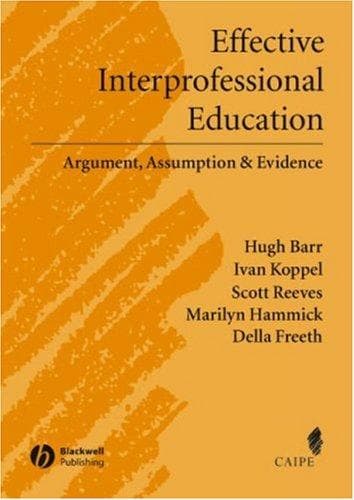 Cover image for Effective Interprofessional Education