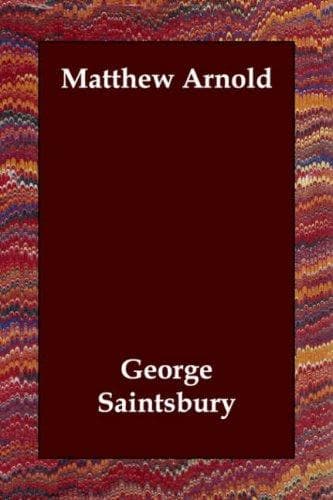 Cover image for Matthew Arnold