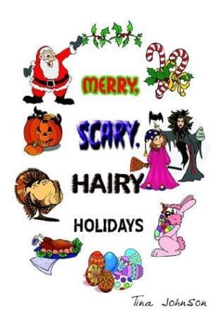 Cover image for Merry, Scary, Hairy Holidays