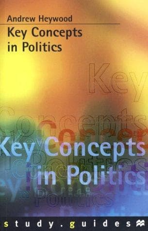 Cover image for Key Concepts in Politics (How to Study)