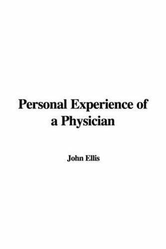 Cover image for Personal Experience of a Physician