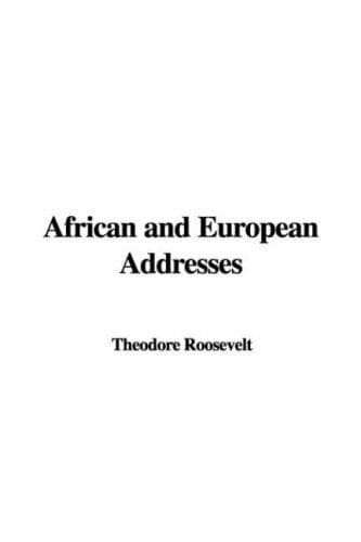 Cover image for African And European Addresses