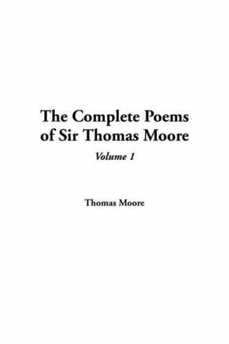 Cover image for The Complete Poems of Sir Thomas Moore