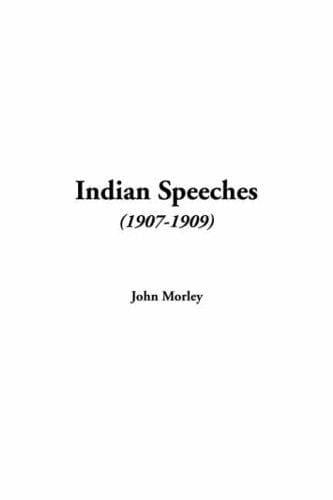 Cover image for Indian Speeches 1907-1909