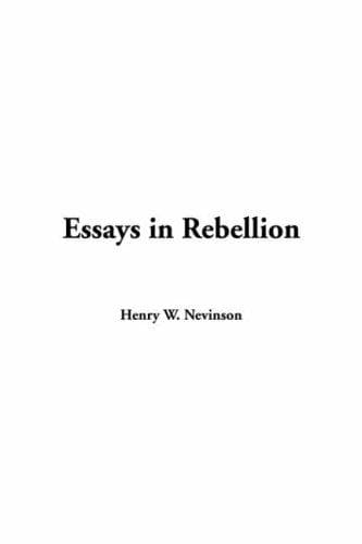 Cover image for Essays In Rebellion