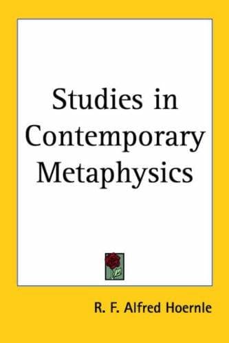 Cover image for Studies in Contemporary Metaphysics