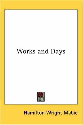 Cover image for Works and Days