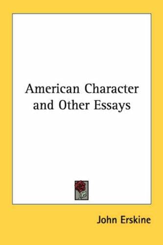 Cover image for American Character And Other Essays