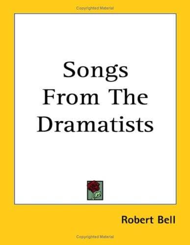 Cover image for Songs from the Dramatists