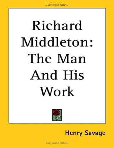 Cover image for Richard Middleton