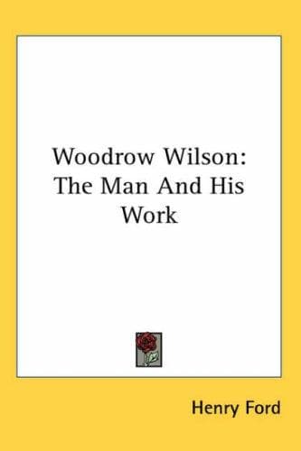 Cover image for Woodrow Wilson