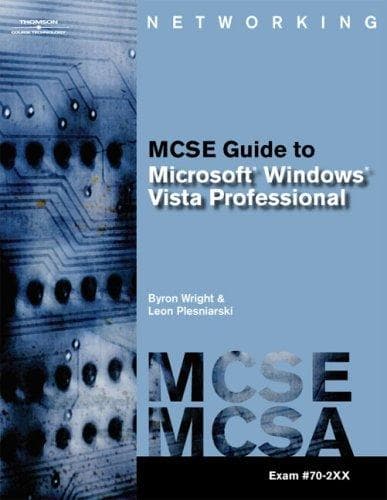 Cover image for MCTS Guide to Microsoft Windows Vista