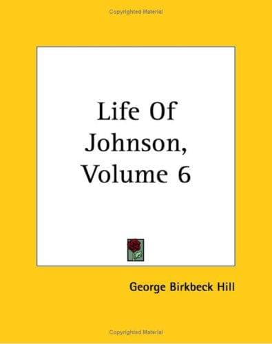 Cover image for Life Of Johnson