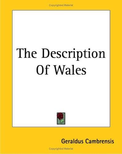 Cover image for The Description Of Wales