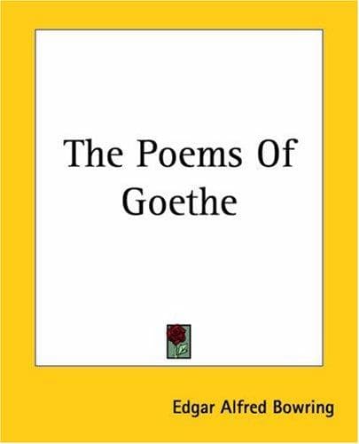 Cover image for The Poems Of Goethe