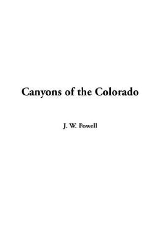 Cover image for Canyons of the Colorado