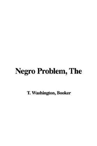 Cover image for The Negro Problem